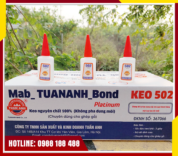 Keo 502 chuyên dụng ghép gỗ